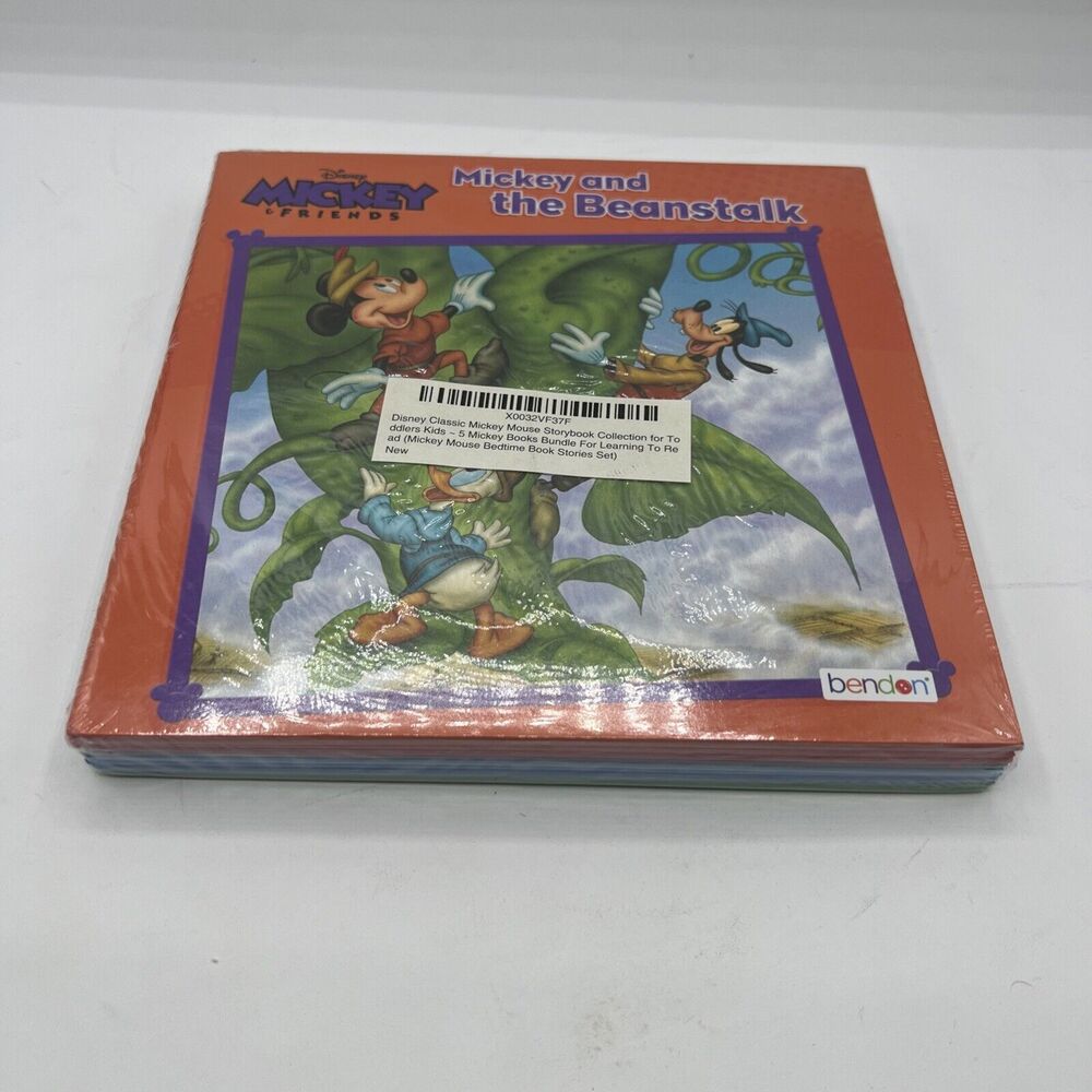 Bendon Lot Of 5 Mickey &friends Bedtime Books Stories Set